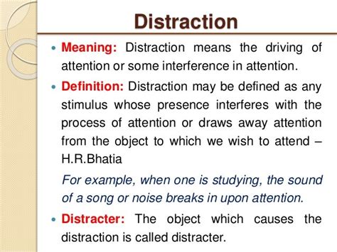 Distraction Definition & Meaning .